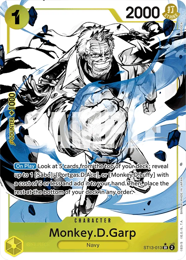 Carta Monkey.D.Garp (ST13-013)