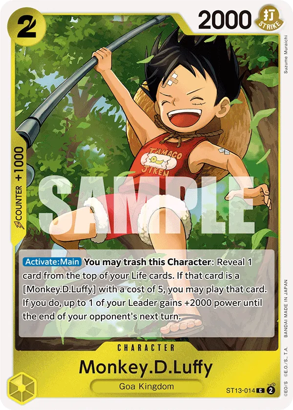 Carta Monkey.D.Luffy (ST13-014)