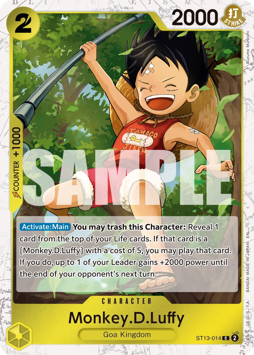 Carta Monkey.D.Luffy (ST13-014)