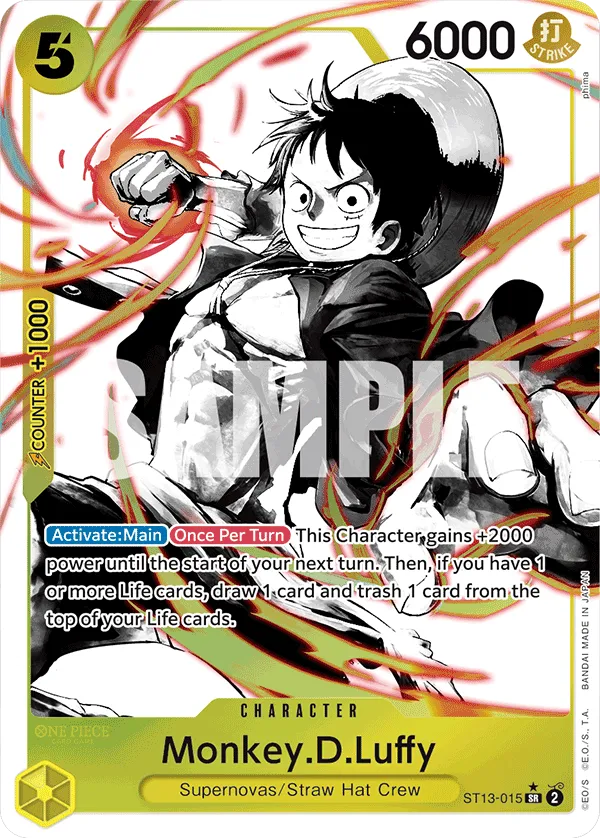 Carta Monkey.D.Luffy (ST13-015)