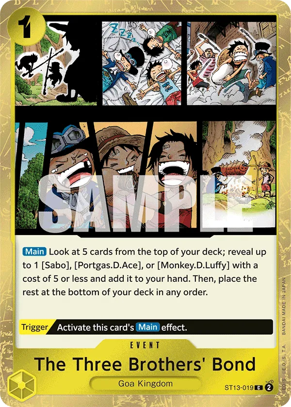 Carta The Three Brothers' Bond (ST13-019)