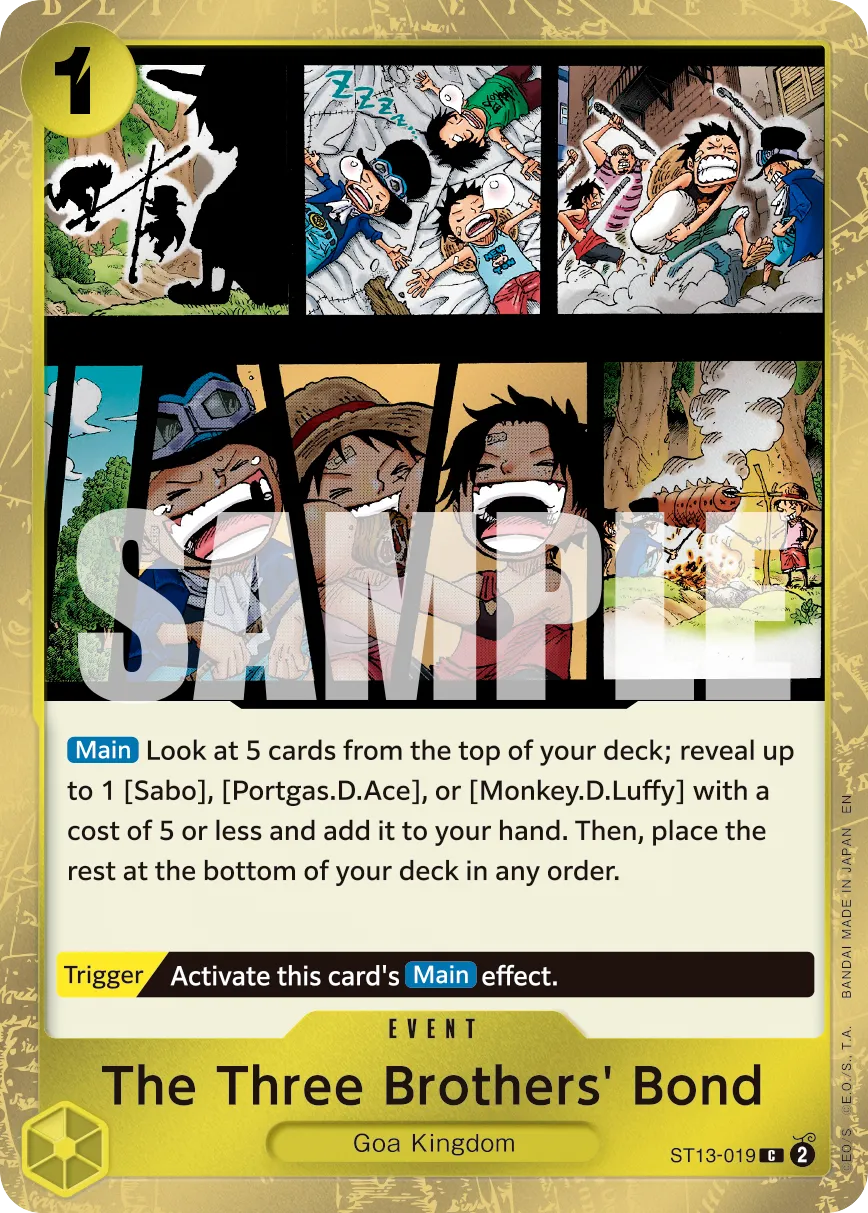 Carta The Three Brothers' Bond (ST13-019)
