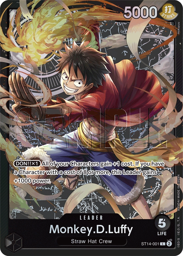 Carta Monkey.D.Luffy (ST14-001)