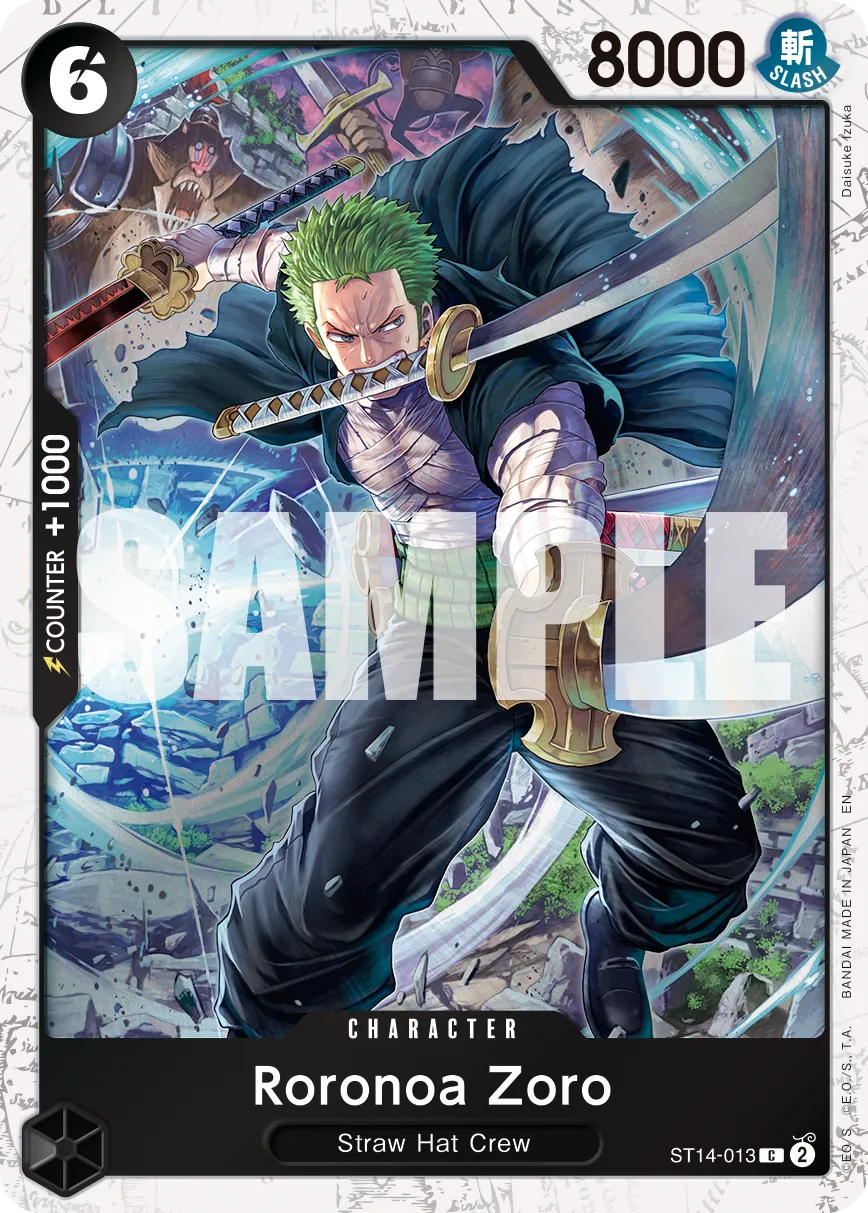 Carta Roronoa Zoro (ST14-013)