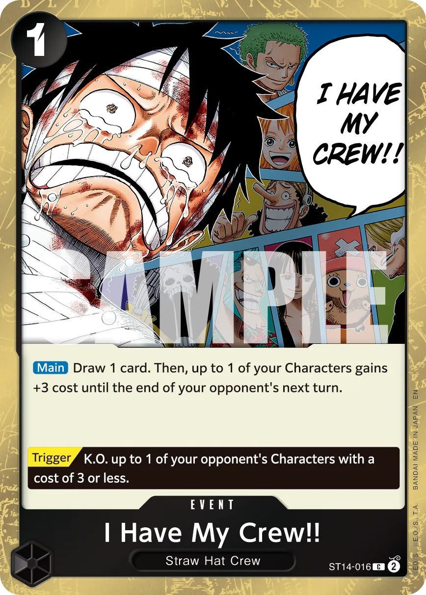 Carta I Have My Crew!! (ST14-016)