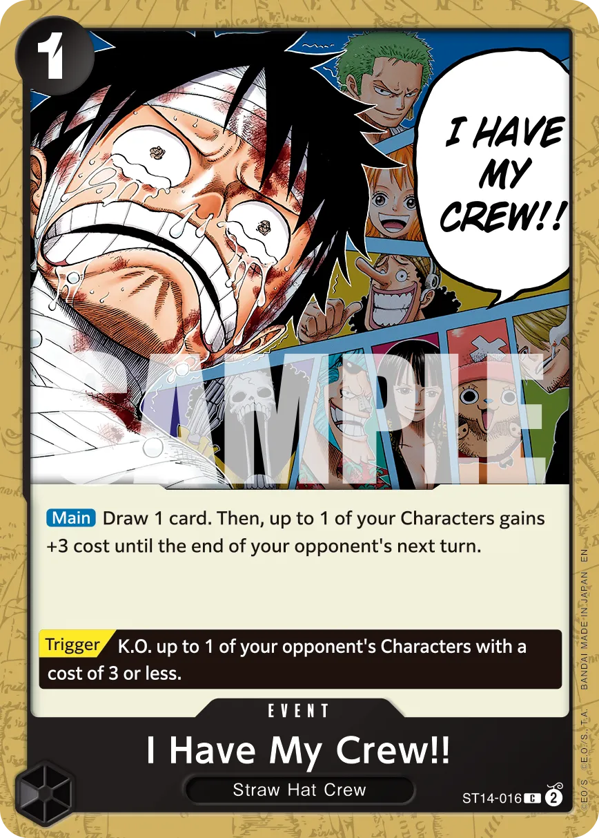 Carta I Have My Crew!! (ST14-016)