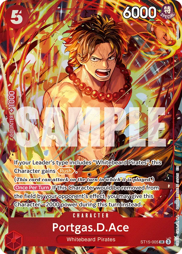 Carta Portgas.D.Ace (ST15-005)