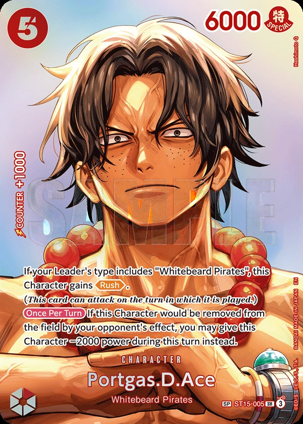 Carta Portgas.D.Ace (ST15-005)