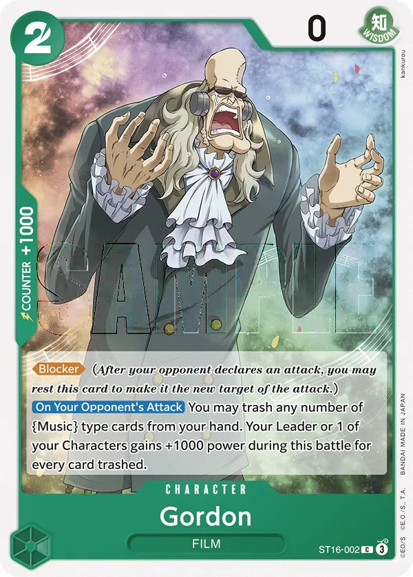 Carta Gordon (ST16-002)