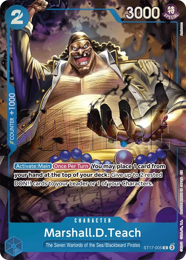 Carta Marshall.D.Teach (ST17-005)