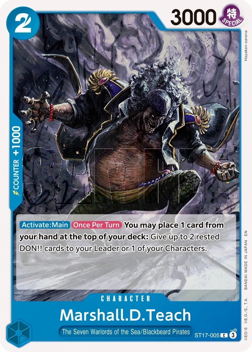 Carta Marshall.D.Teach (ST17-005)