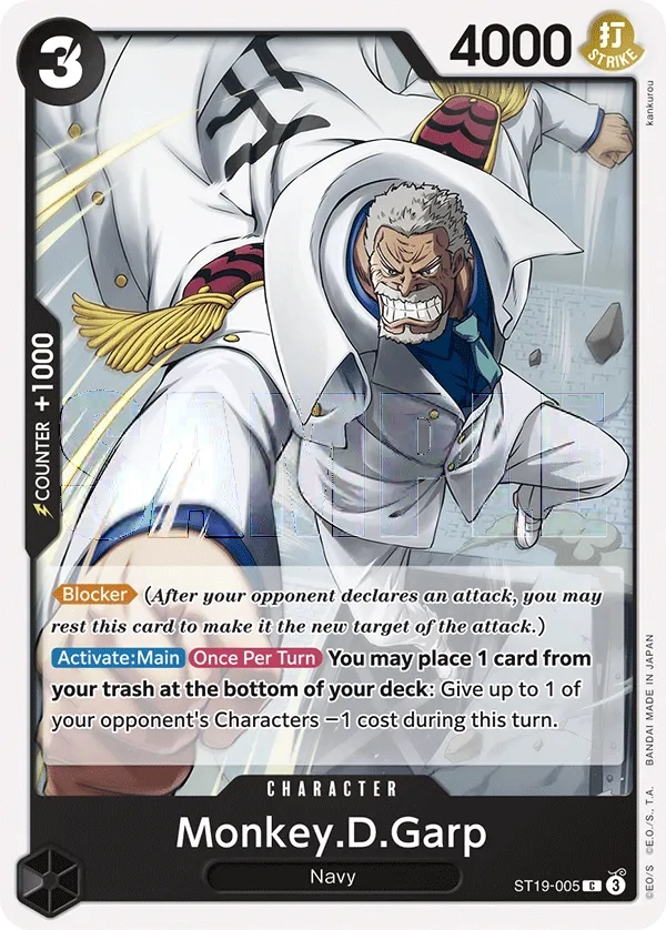 Carta Monkey.D.Garp (ST19-005)