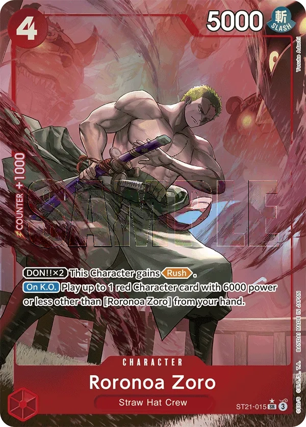 Carta Roronoa Zoro (ST21-015)