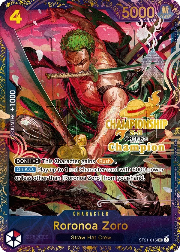 Carta Roronoa Zoro (ST21-015)