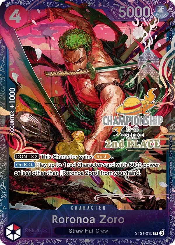 Carta Roronoa Zoro (ST21-015)