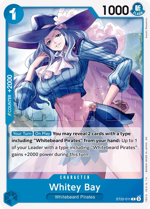 Carta Whitey Bay (ST22-011)