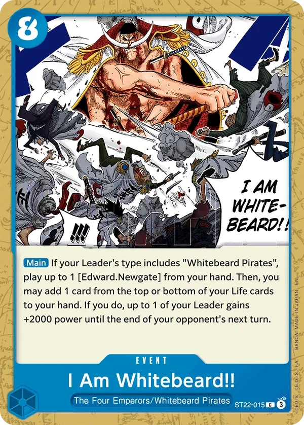 Carta I Am Whitebeard!! (ST22-015)
