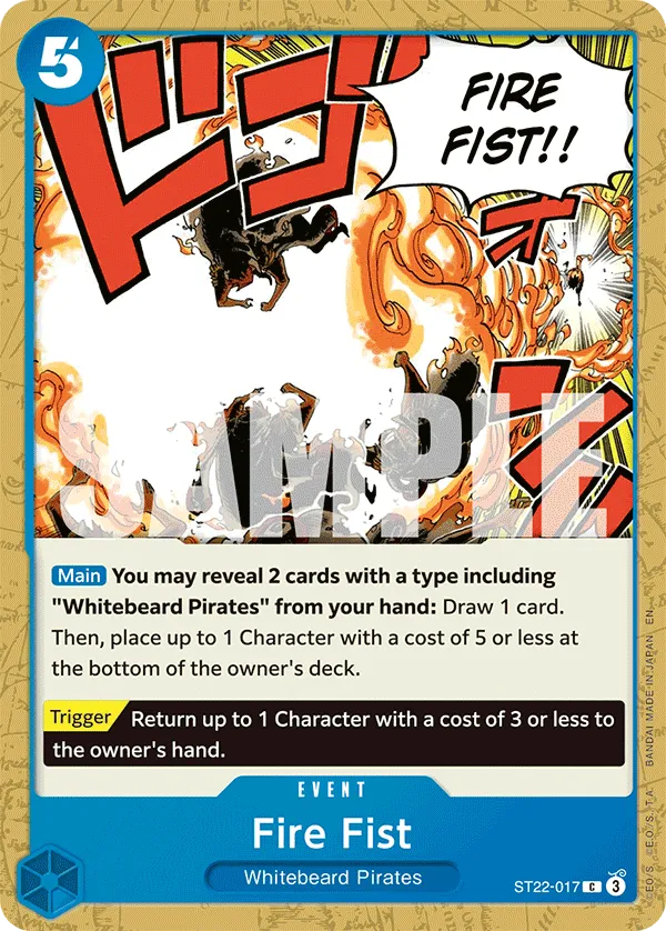 Carta Fire Fist (ST22-017)