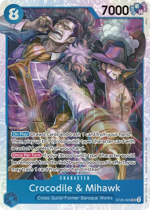 Carta Crocodile & Mihawk (ST25-003)