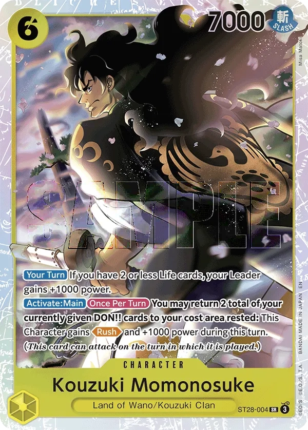 Carta Kouzuki Momonosuke (ST28-004)