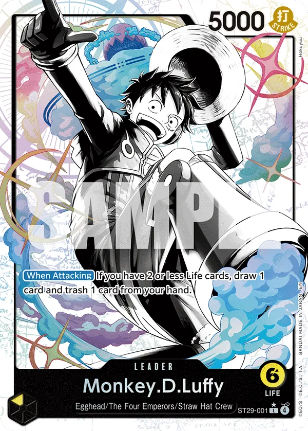 Carta Monkey.D.Luffy (ST29-001)