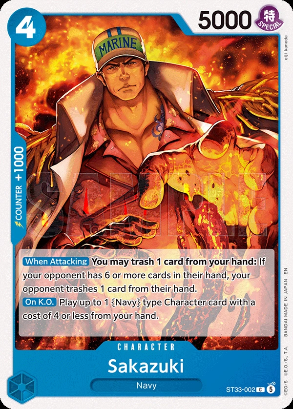 Carta Sakazuki (ST33-002)