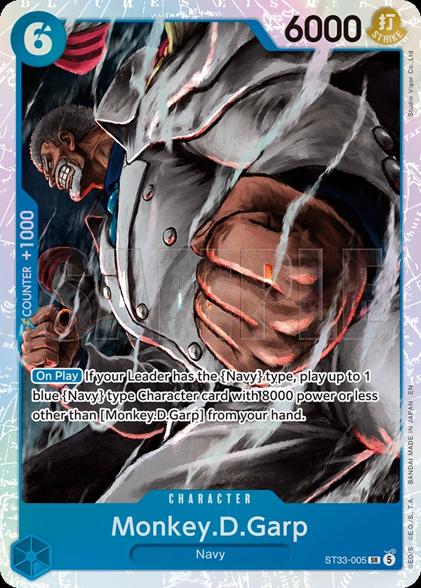 Carta Monkey.D.Garp (ST33-005)