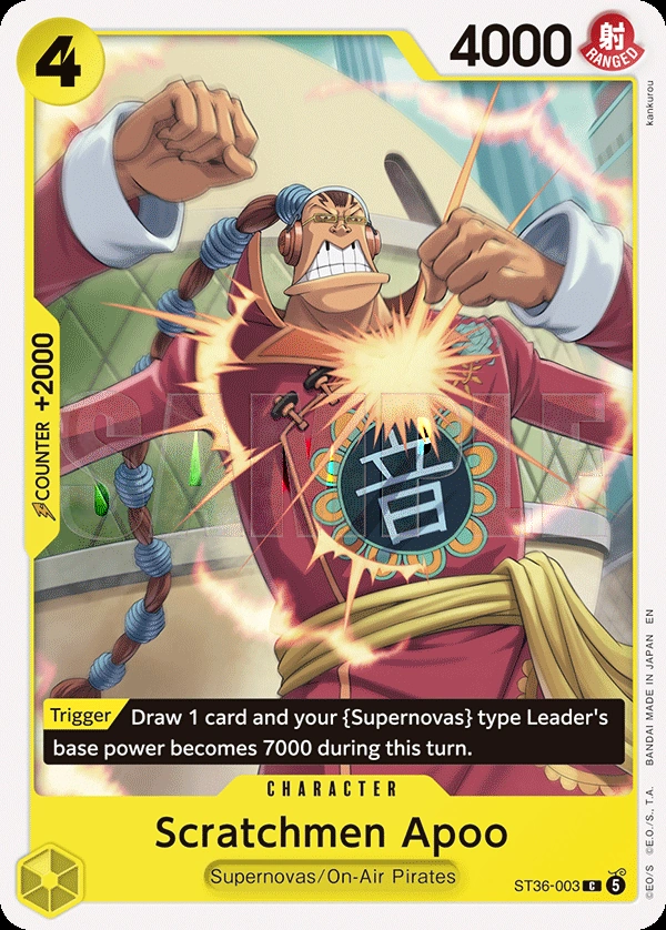 Carta Scratchmen Apoo (ST36-003)